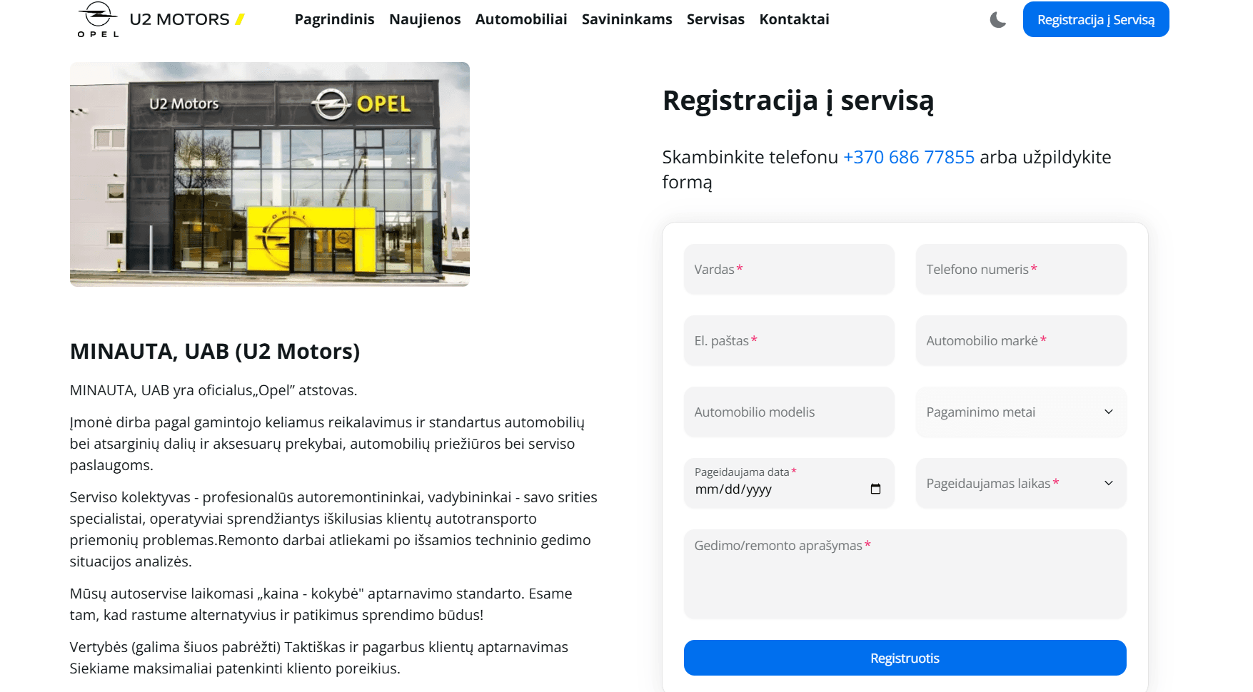 U2 Autoservisas